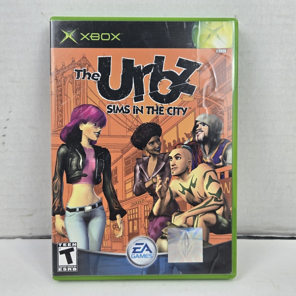 The Urbz Sims in the City (Microsoft Xbox, 2004) CIB Complete DISC in MINT COND